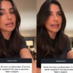 Cíntia Chagas exalta vida de divorciada e manda recado a mulher que sente vergonha da separação